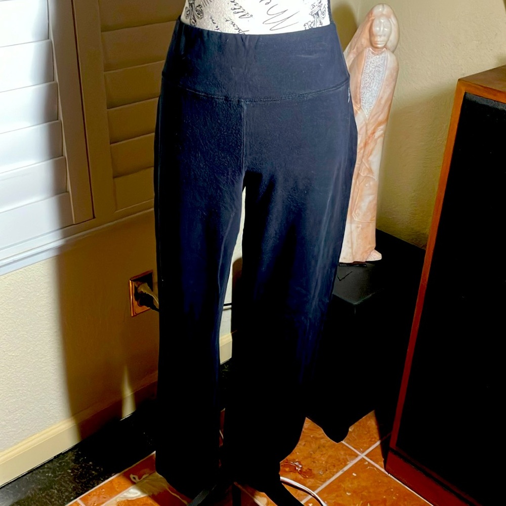🖤👖Energy Zone Black Straight Leg Stretch Pants With Elastic Waist Size Large